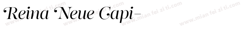 Reina Neue Capi字体转换